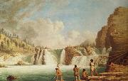 Kane Paul Falls at Colville oil painting artist